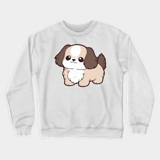 Cute Chibi Shih Tzu Crewneck Sweatshirt